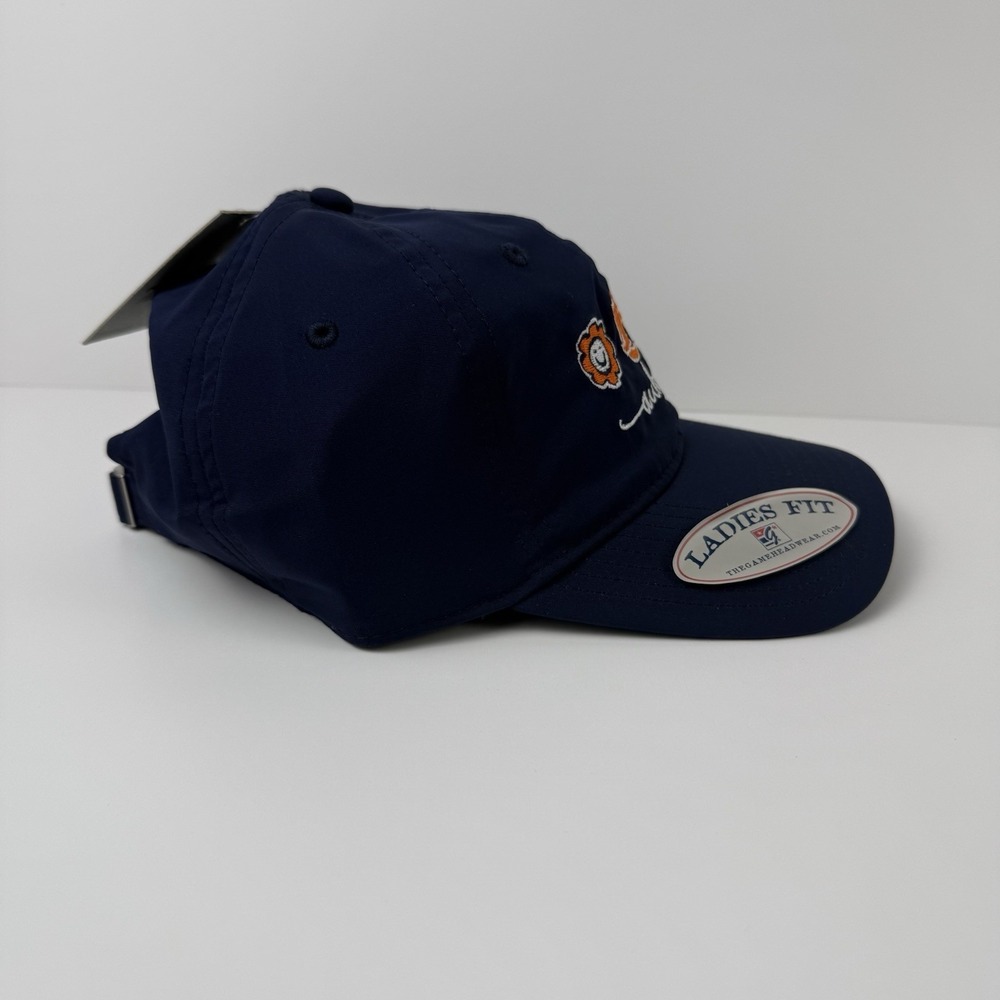 Auburn University Tigers Women Hat Blue Ladies Fit Strap Back Adjustable Mom Cap - Picture 5 of 8